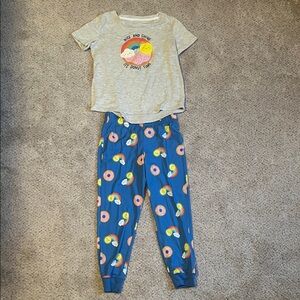 Donut Graphic Pajamas Set - Size 6/6x